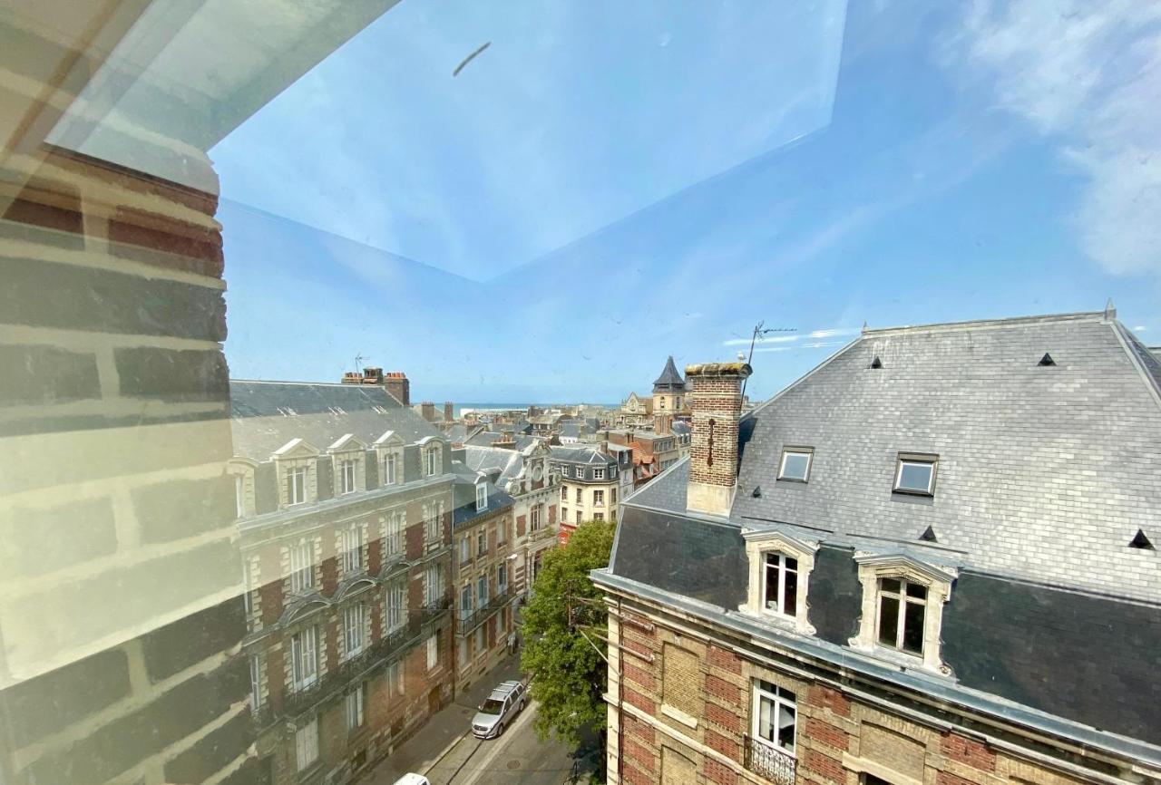 L'Horizon Bleu - Vue Panoramique & Proche Plage - Espace & Confort Apartment Dieppe Bagian luar foto